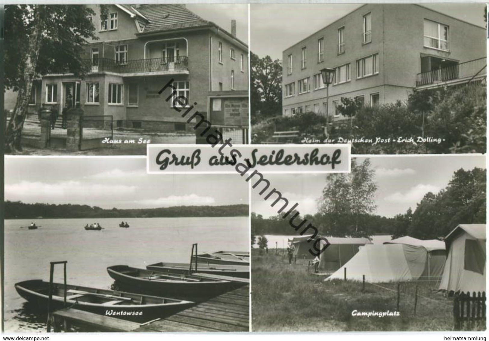 Gransee - Seilershof - Wentowsee - Foto-Ansichtskarte