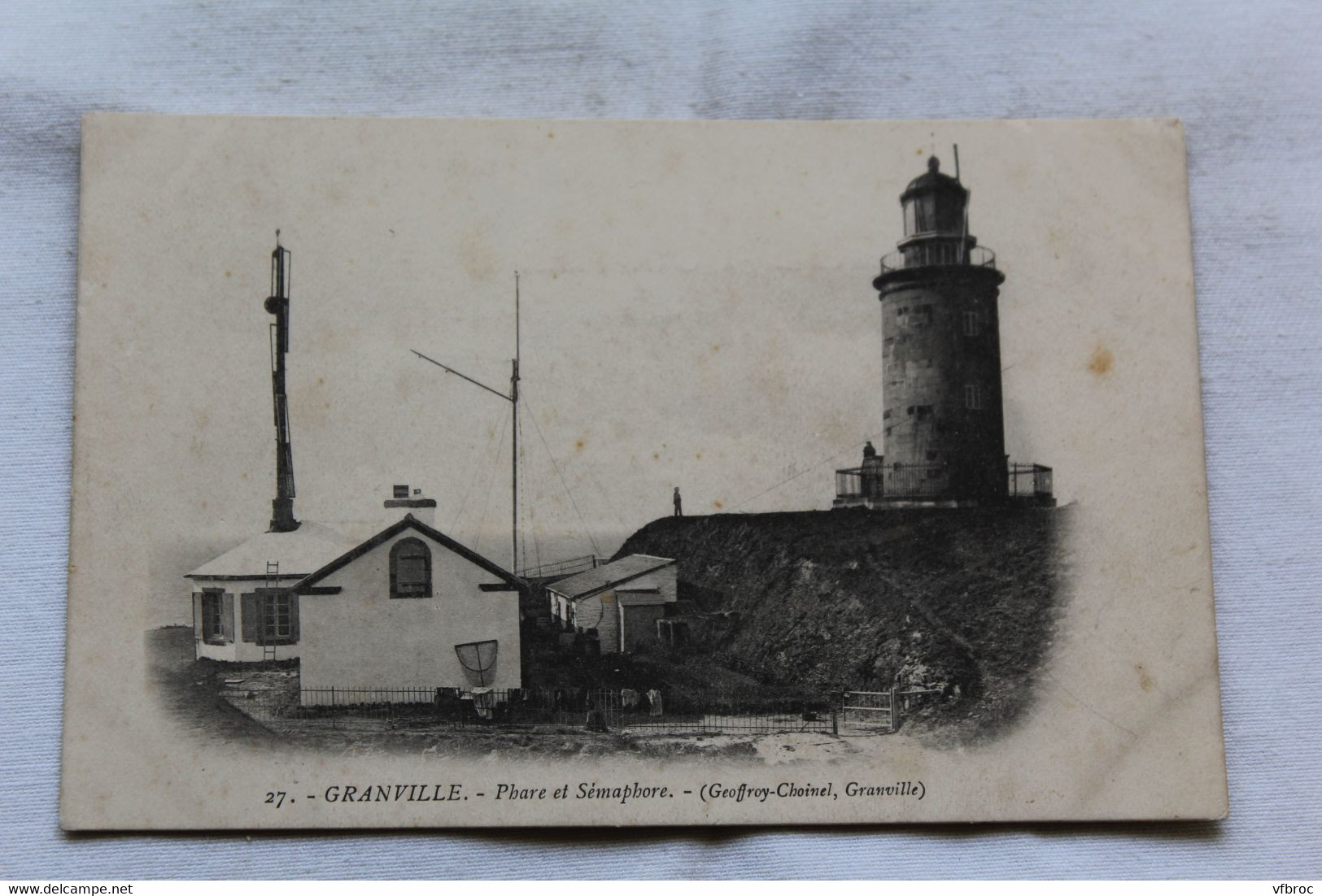 Granville, phare et sémaphore, Manche 50