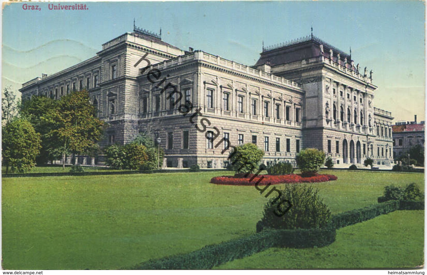 Graz - Universität - Verlag S. Frank Graz 1910 gel. 1912