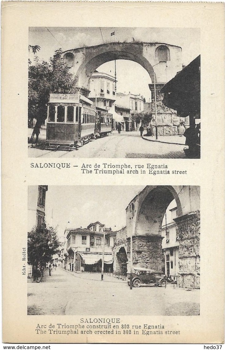 Grèce - Salonique - Arc de Triomphe, rue Egnatia