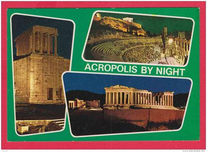 216194  / ATENES ATHENS ATHEN ATENE - NIGHT , ACROPOLIS  , Greece Grece Griechenland Grecia