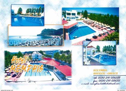 72618770 Kolymbia Hotel Memphis Swimming Pool Strand Kueste