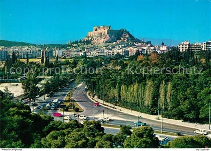 73143913 Athen Griechenland mit Akropolis Athen Griechenland