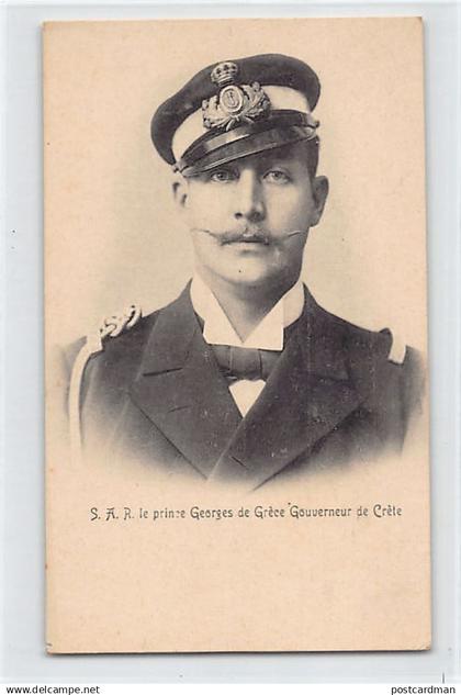 Greece - H.R.H. Prince George, Governor of Crete