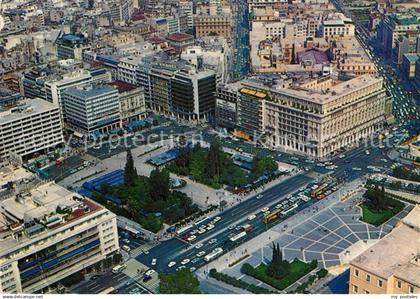 73363564 Athenes Athen Constitution Square aerial view Athenes Athen