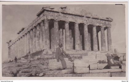 GRECE - 2 CARTE-PHOTO - ATHENE  ACROPOLE