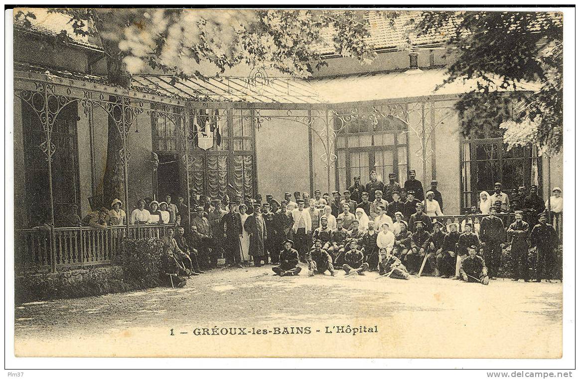 GREOUX LES BAINS - L'Hopital - Militaria