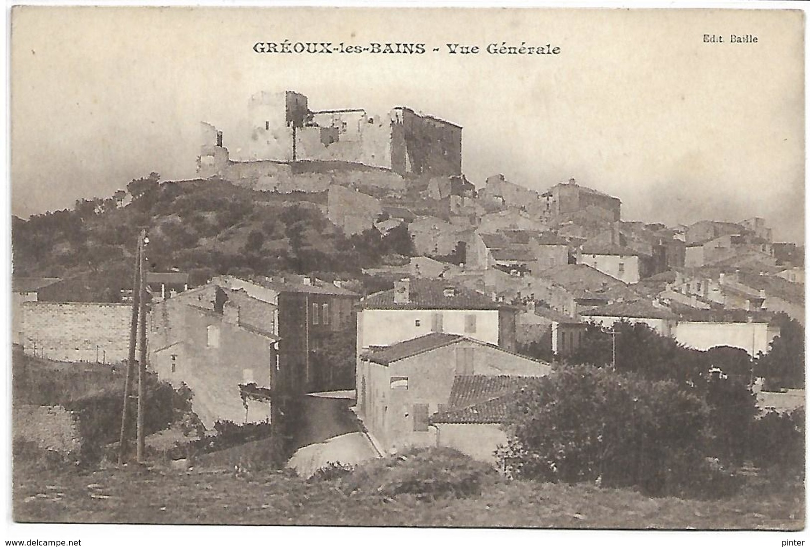 GREOUX LES BAINS - Vue générale