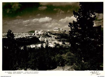 73899682 Athens Athen Vue of Acropole Athens Athen