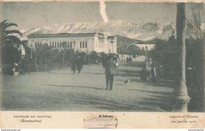 Athene  Zappion et Hymete  janvier 1908