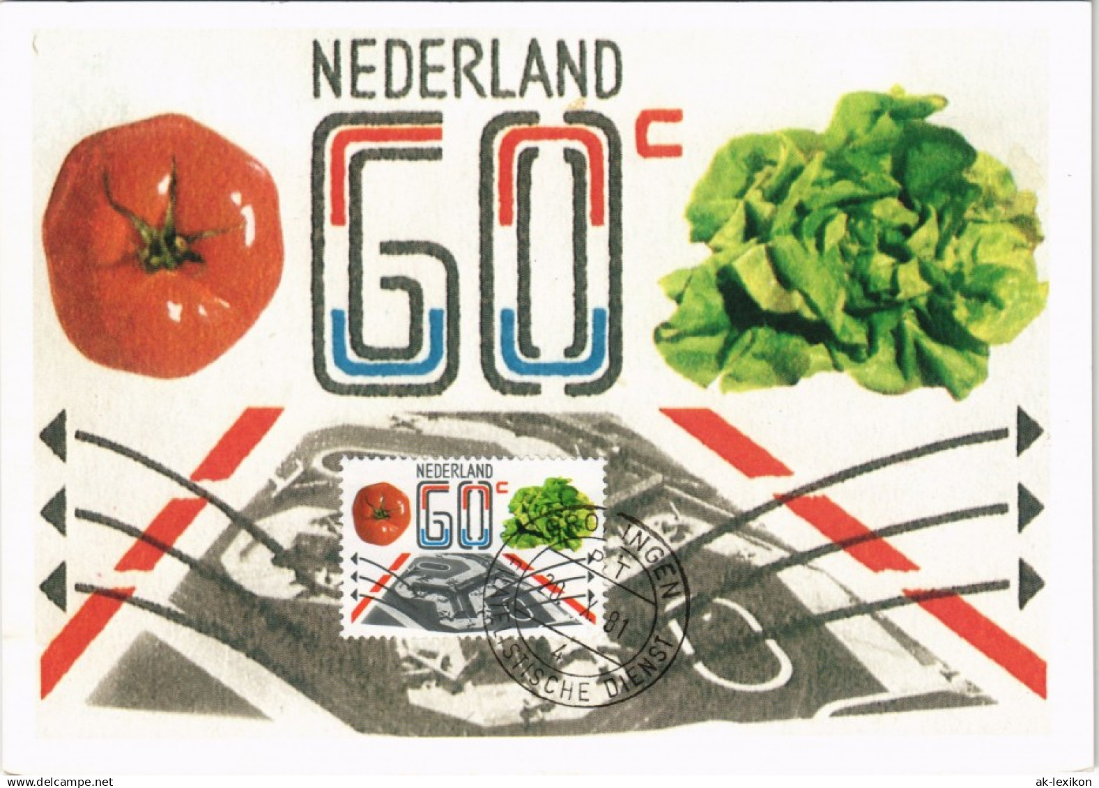 Groningen Holland Dutch Niederlande, Briefmarken-Ausgabe, Stempel Groningen 1981