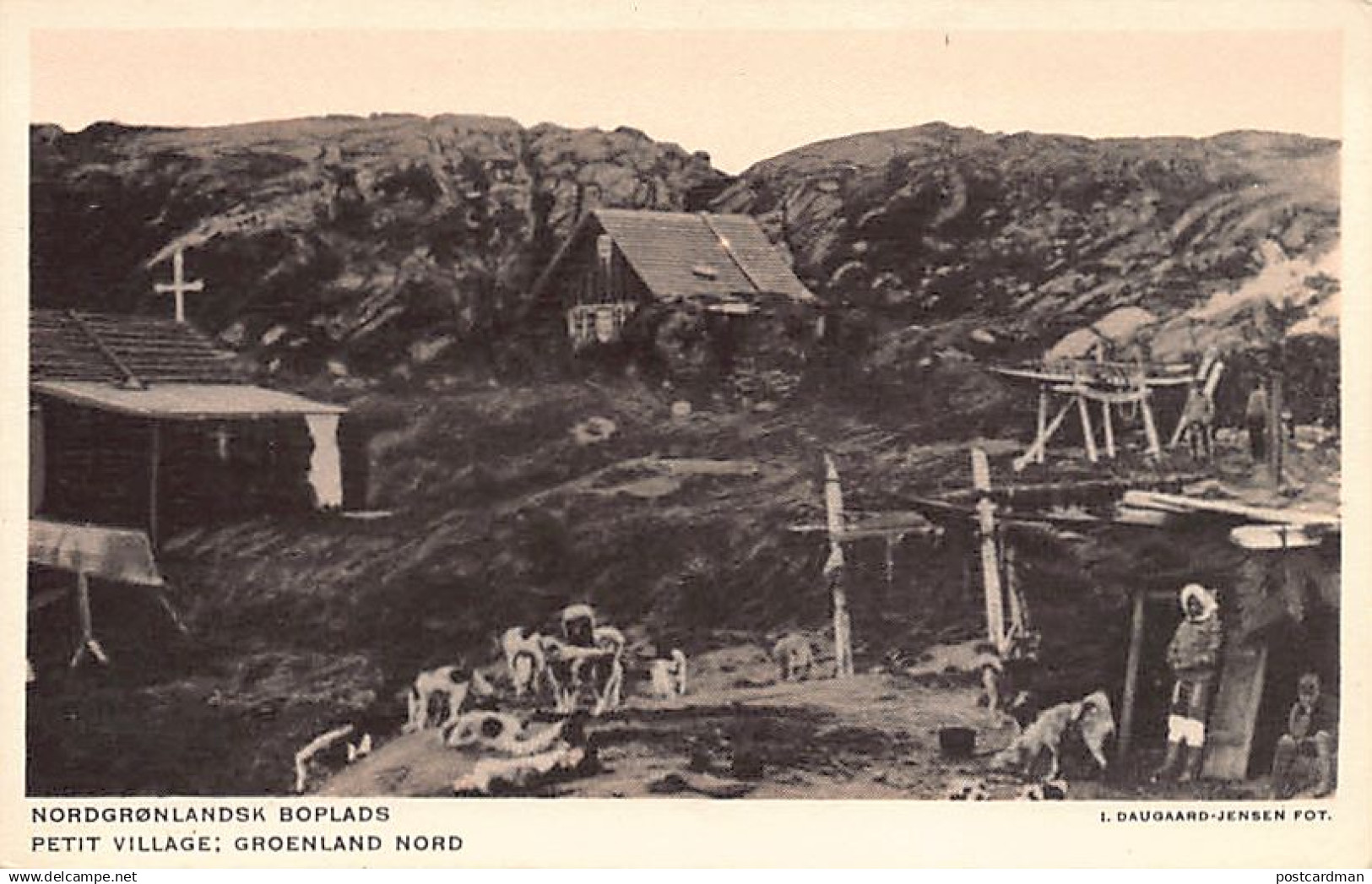 GRØNLAND Greenland - Small village in the North - Publ. Administration du Groenland - Photographer I. Daugaard-Jensen