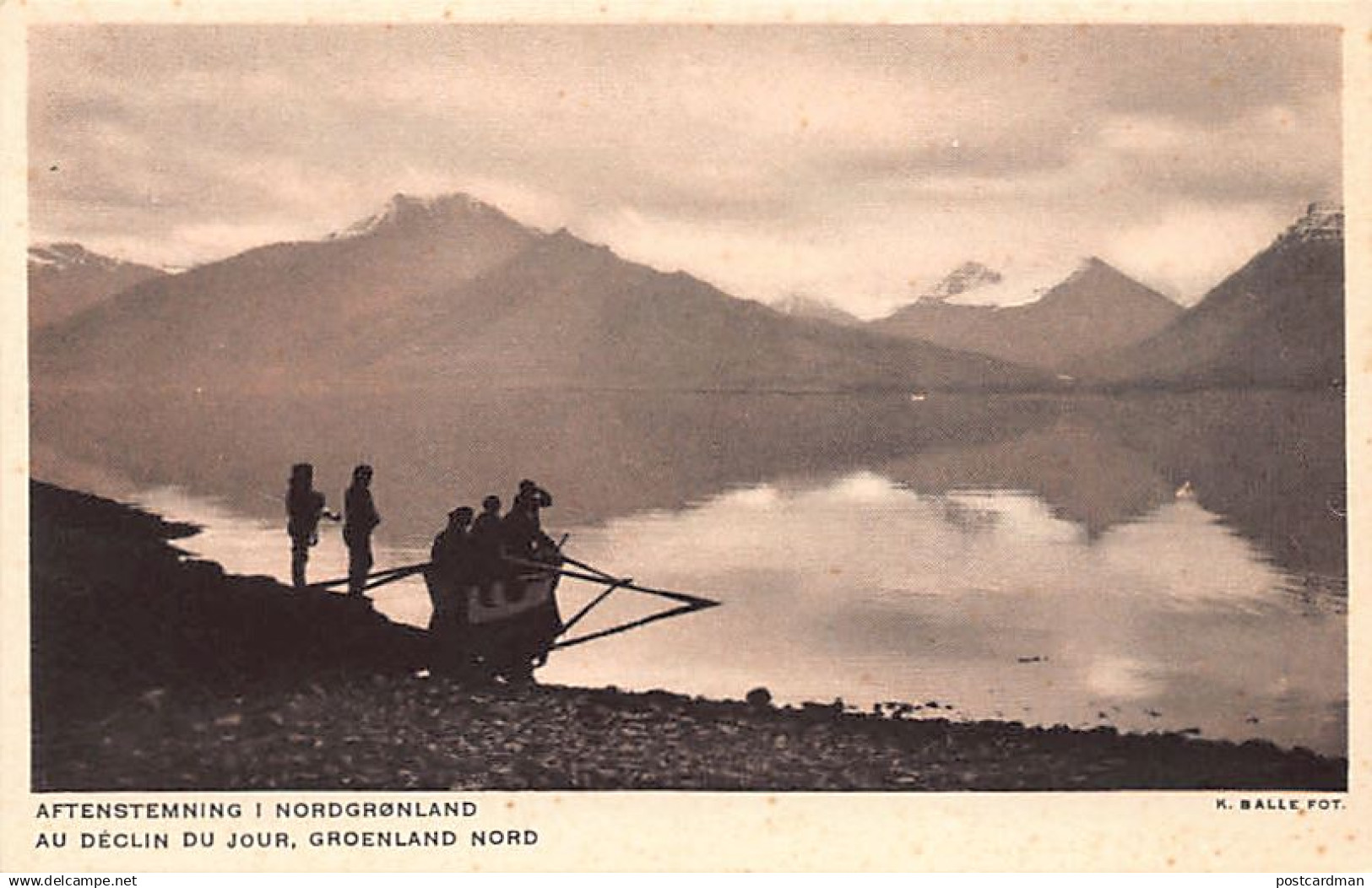 GRØNLAND Greenland - Sunset in the North - Publ. Administration du Groenland - Egmont H. Petersen