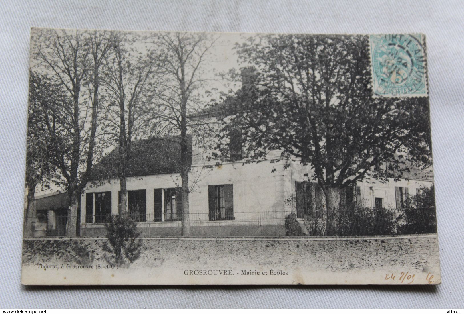 Grosrouvre, mairie et écoles, Yvelines 78