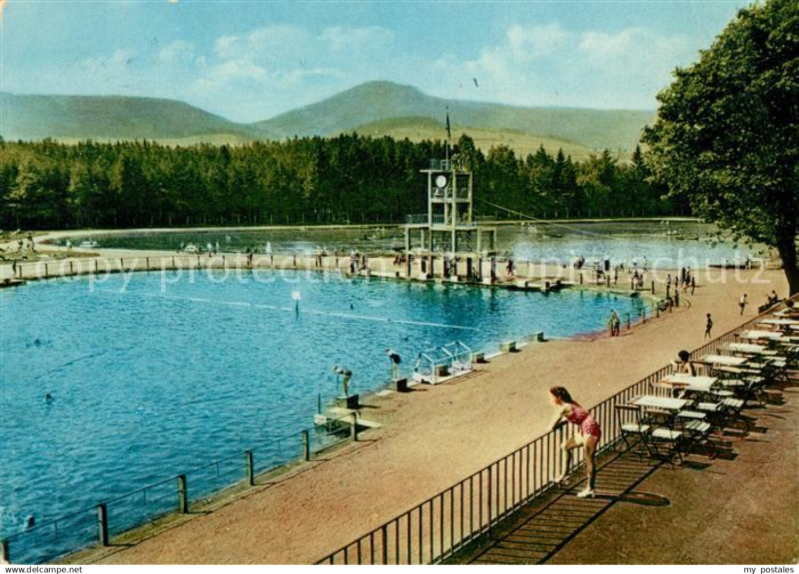 Grossschoenau Sachsen Waldstrandbad