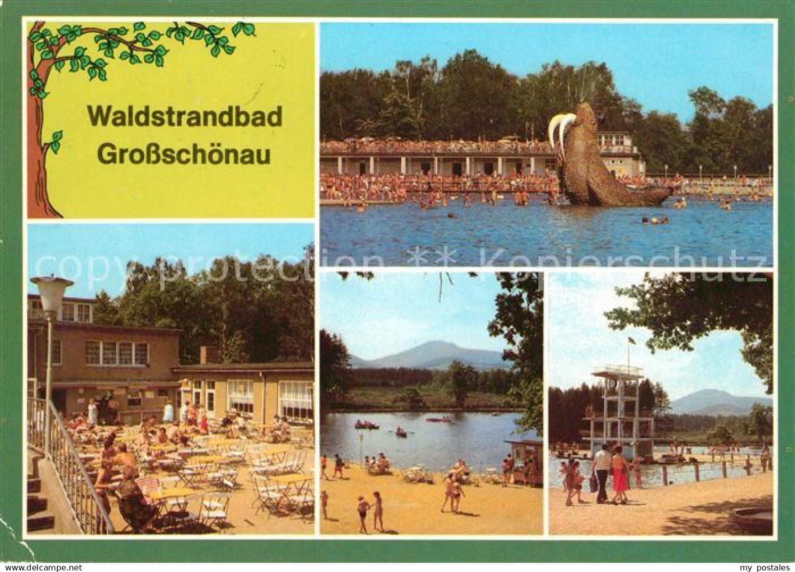 Grossschoenau Sachsen Waldstrandbad