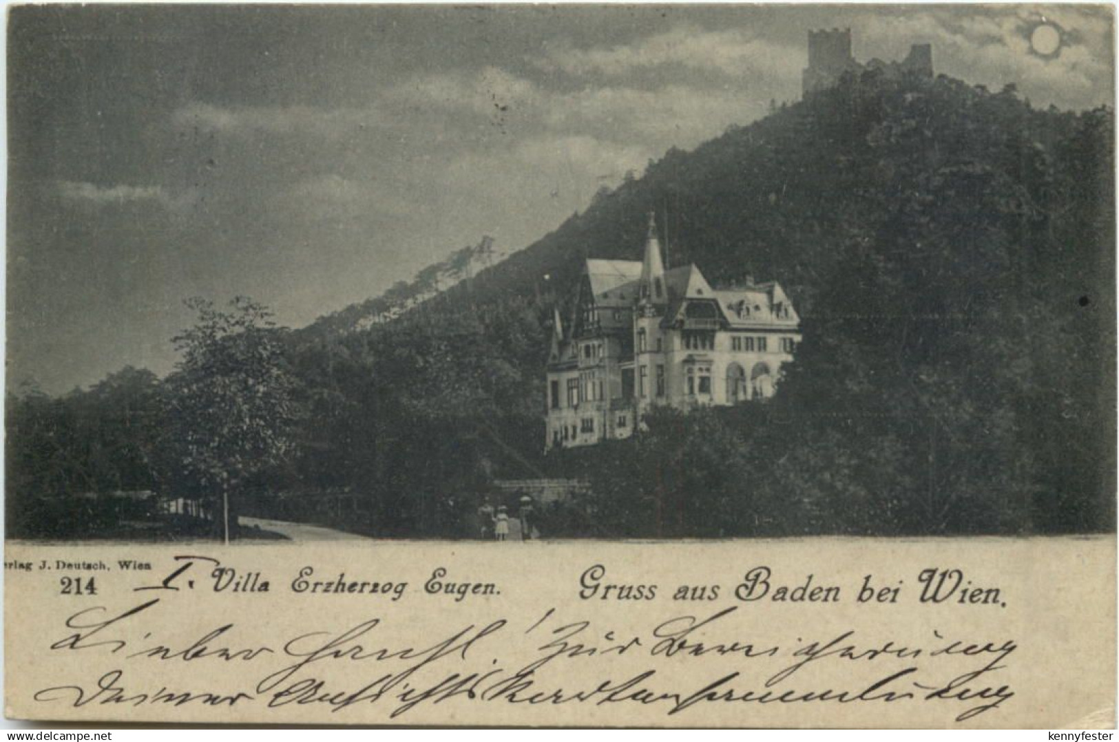 Gruss aus Baden bei Wien - Villa Erzherzog Eugen