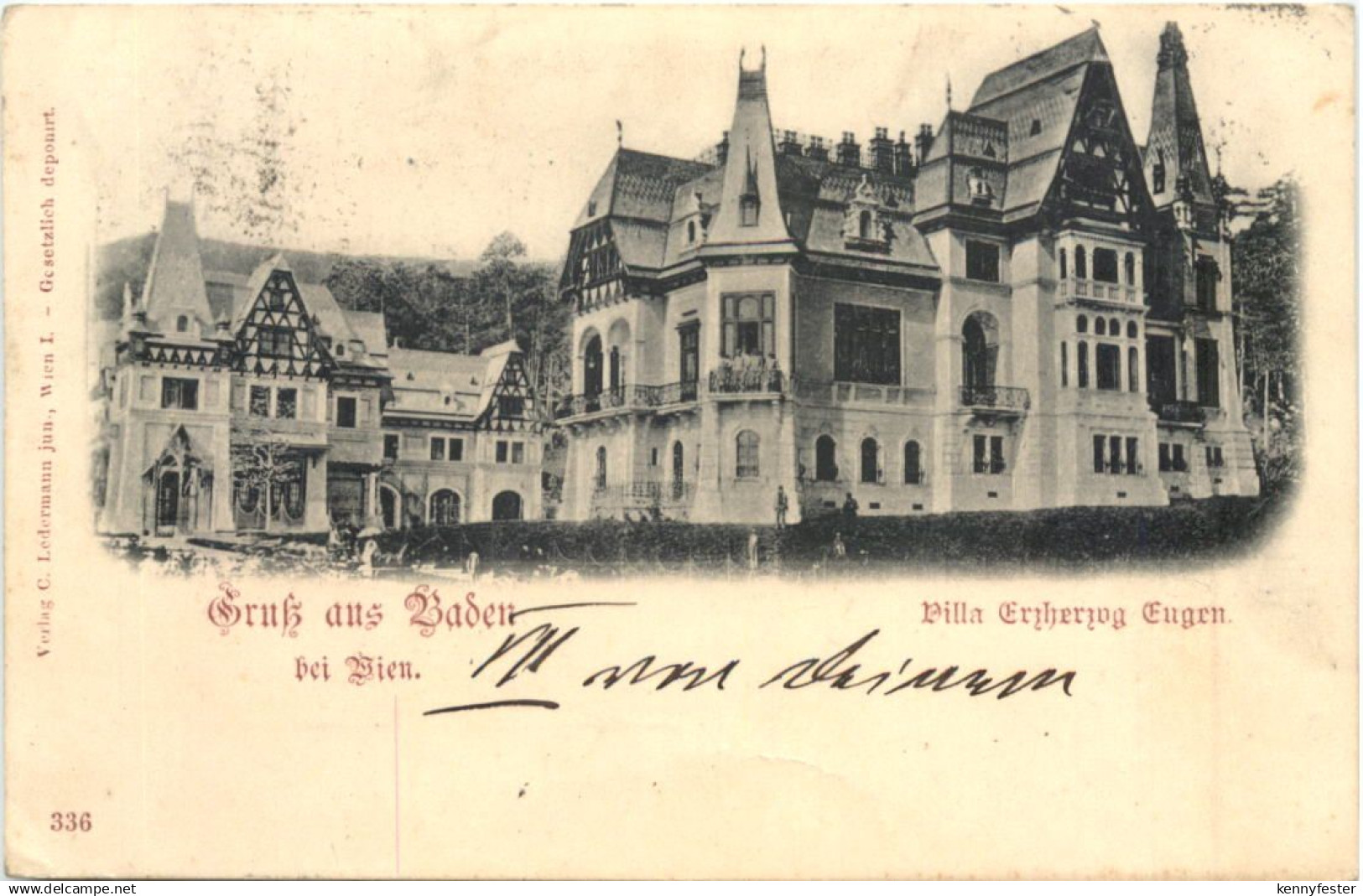 Gruss aus Baden bei Wien - Villa Erzherzog Eugen