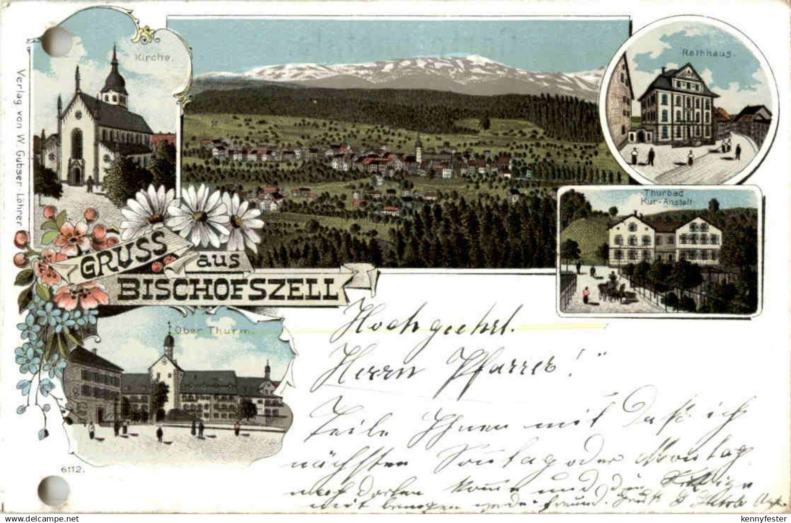 Gruss aus Bischofszell - Litho