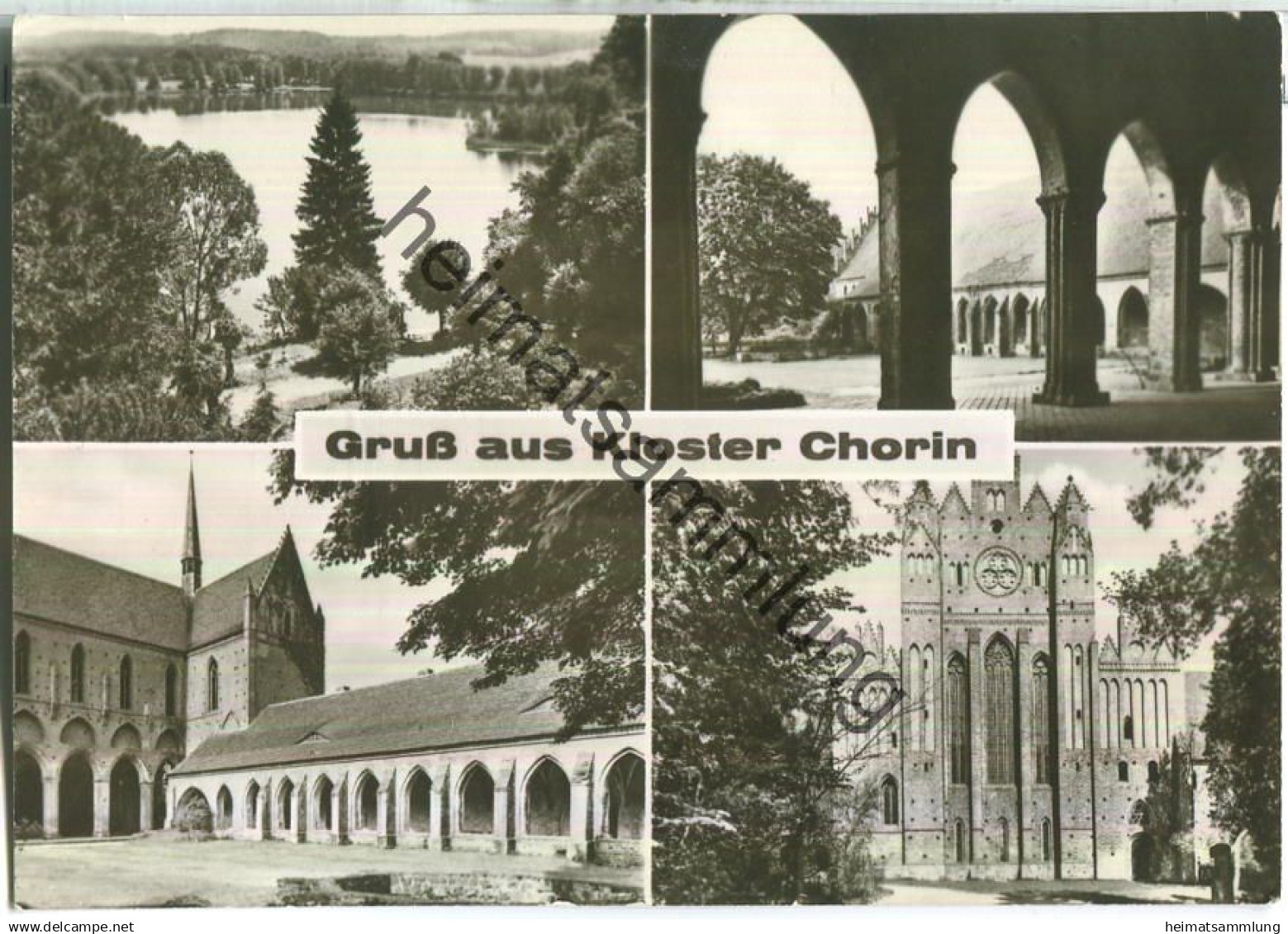 Gruss aus dem Kloster Chorin - Verlag Rotophot Bestensee 70er Jahre