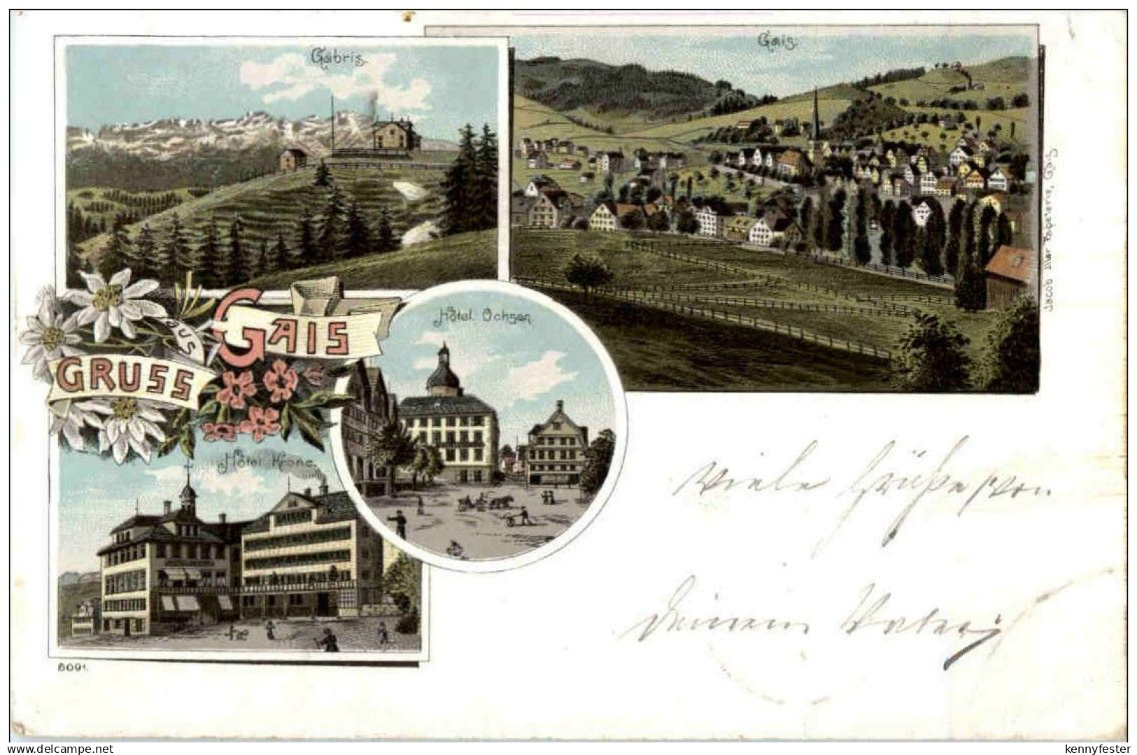 Gruss aus Gais - Litho