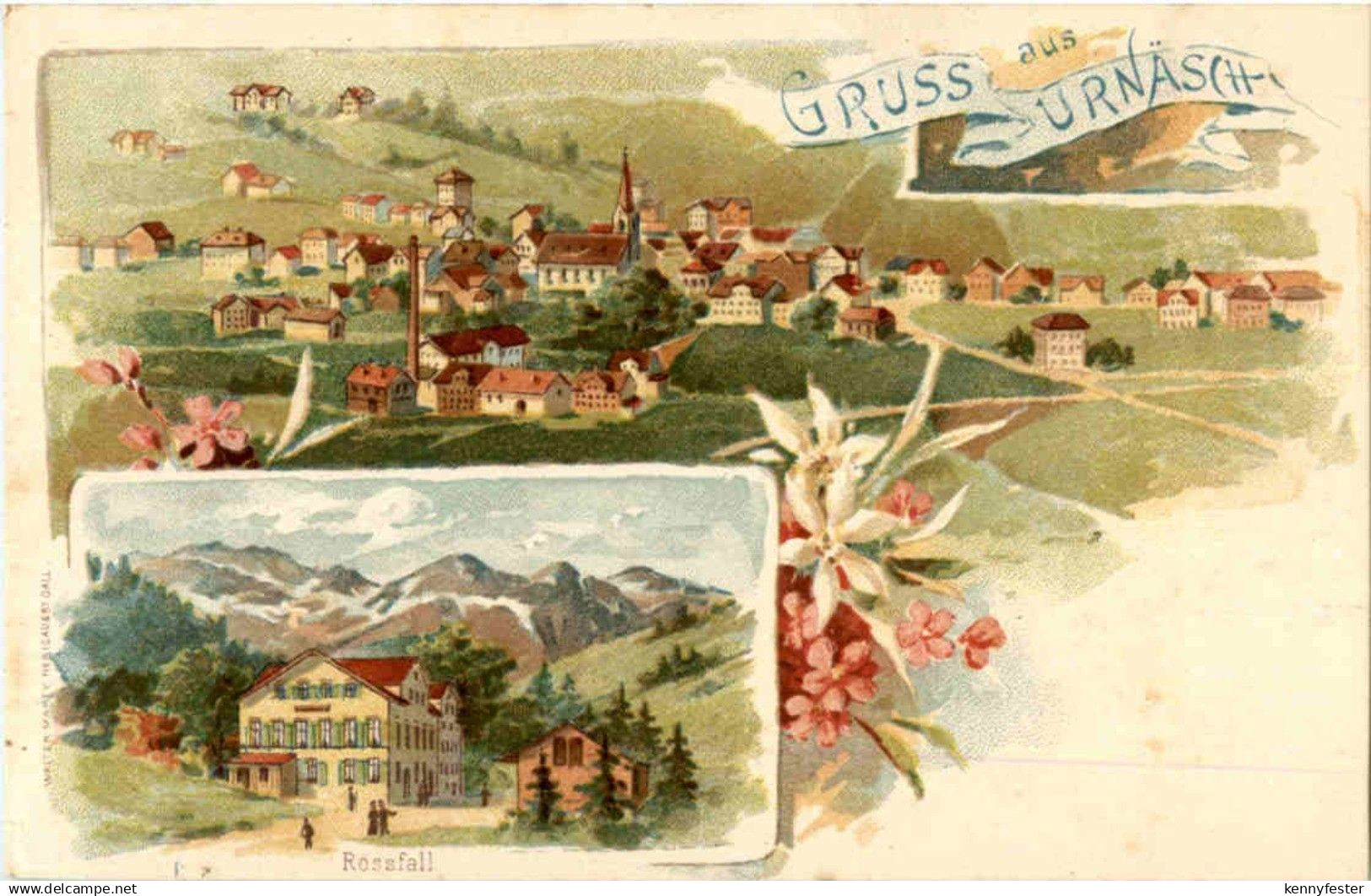 Gruss aus Urnäsch - Litho