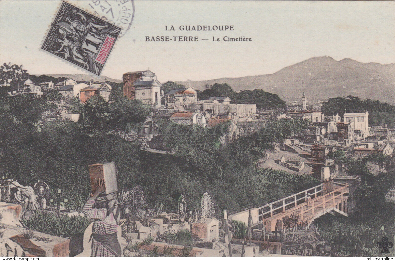 GUADELOUPE - Basse-Terre, Le Cimetière 1907