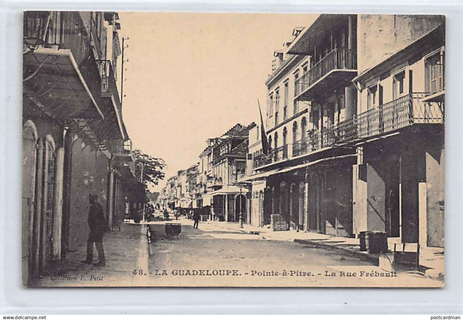 Guadeloupe - POINTE À PITRE - La rue Frébault - Ed. F. Petit 48