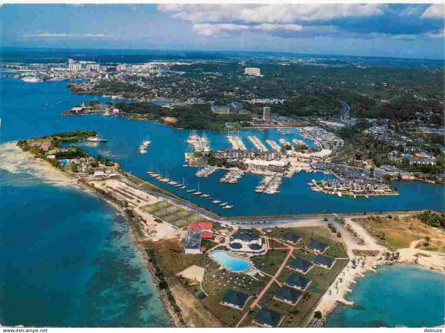 Guadeloupe - Pointe à Pitre - Vue Générale aérienne - Marina de Pointe à Pitre et la ville - CPM - Voir Scans Recto-Vers