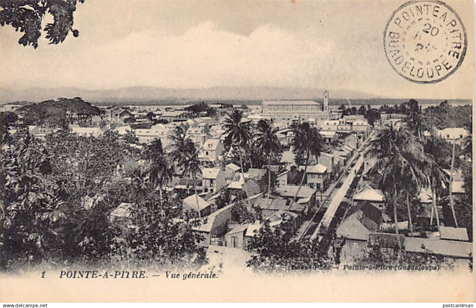 Guadeloupe - POINTE À PITRE - Vue générale - Ed. Phos 1