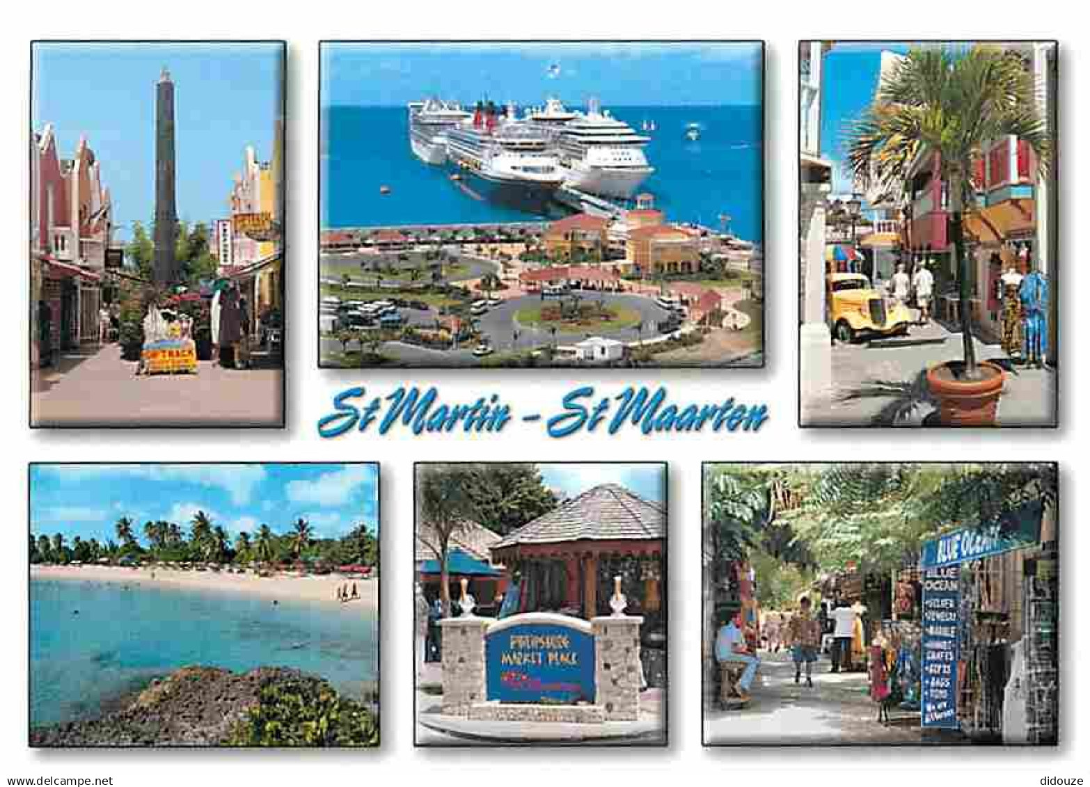 Guadeloupe - Saint Martin - Multivues - Automobiles - CPM - Voir Scans Recto-Verso