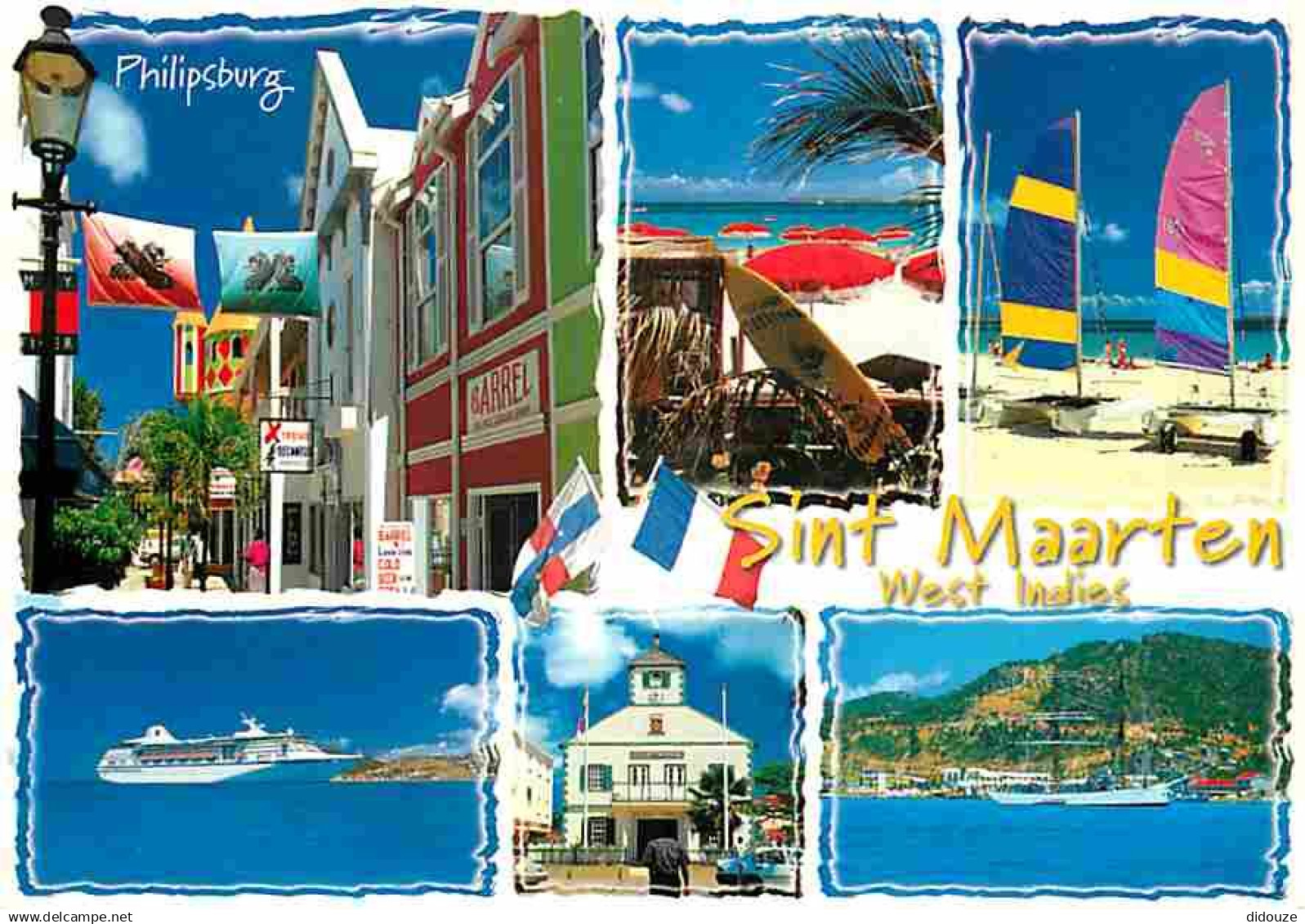 Guadeloupe - Saint  Martin - Philipsburg - Multivues - CPM - Voir Scans Recto-Verso