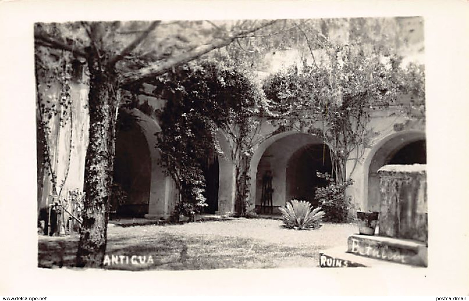 Guatemala - ANTIGUA - Ruins - REAL PHOTO