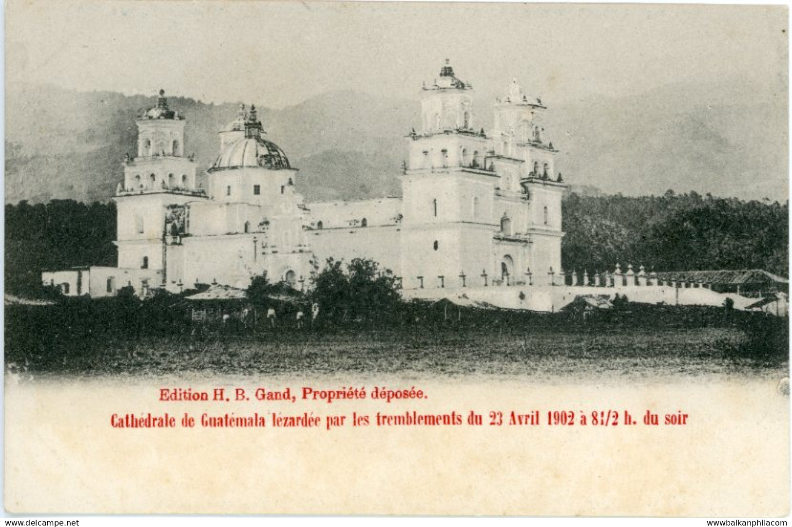 Guatemala Cathedral after 1902 Earhquake ed Gand