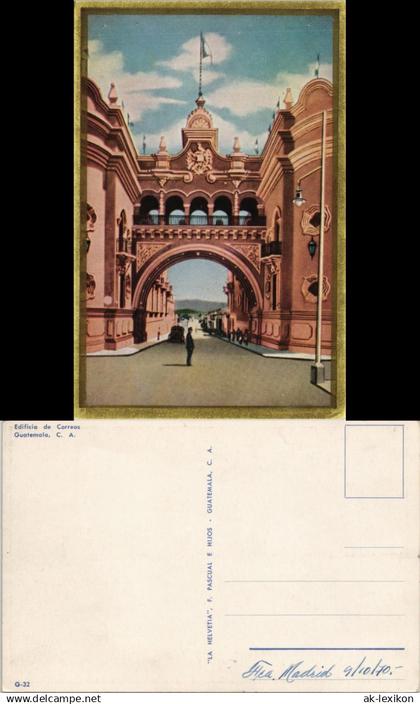 Postcard Guatemala Allgemein Edificio de Correos Guatemala 1970