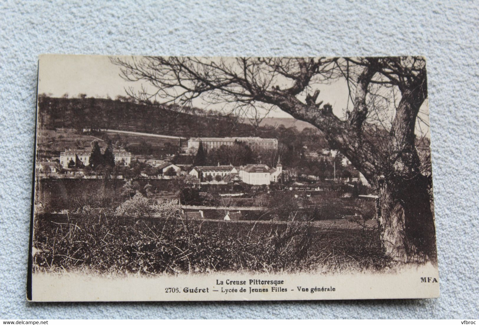 Guéret, lycée de jeunes filles, vue générale, Creuse 23