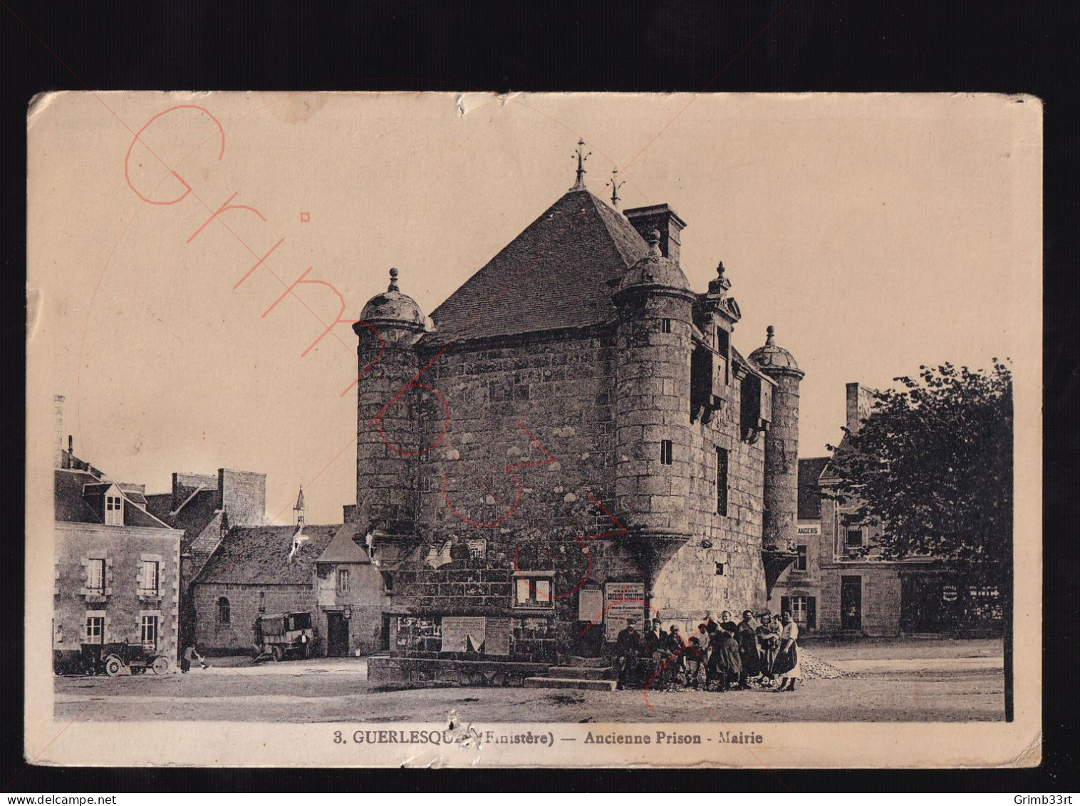 Guerlesquin - Ancienne Prison - Mairie - postkaart