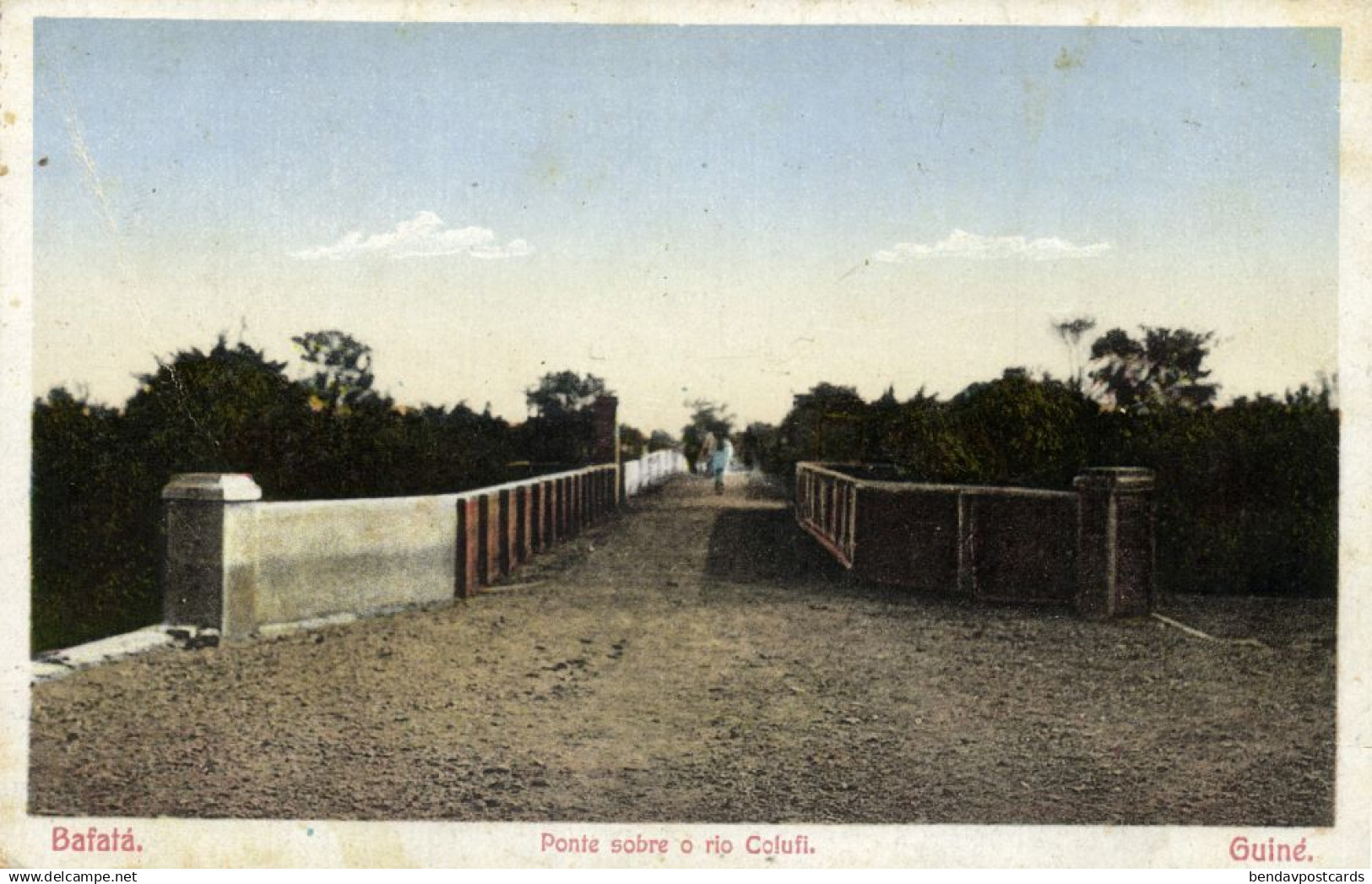 guinea-bissau, BAFATÁ, Ponte sobre o Rio Colufi, Bridge (1920s) Postcard