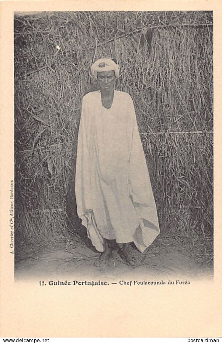 Guinea Bissau - Fula native chief - Publ. A. Chevrier & Cie 12