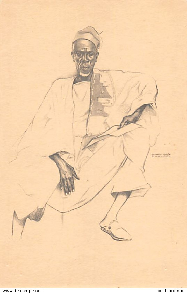 Guinea Bissau - Mamadu Sissé, from a sketch by Eduardo Malta - Publ. Portuguese Pavilion at the International Exhibition