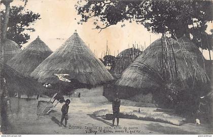 Guinea Bissau - War of 1908 - Village of Intil before the war - Publ. unknown