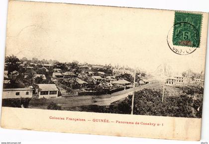 PC CONAKRY PANORAMA GRENCH GUINEA (a29197)