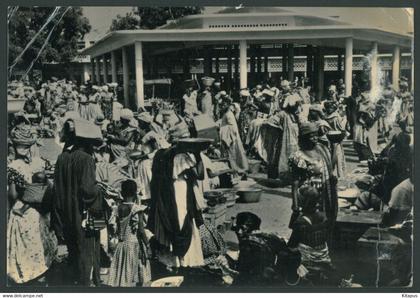 Ville de Kankan vintage postcard Guinea