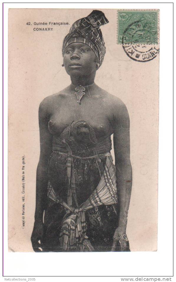 GUINEE FRANCAISE - CONAKRY - JEUNE FEMME - AFRIQUE