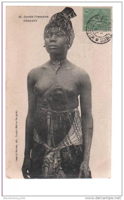 GUINEE FRANCAISE - CONAKRY - JEUNE FEMME - AFRIQUE