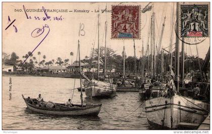 Guinée Française - CONAKRY - Le Wharf