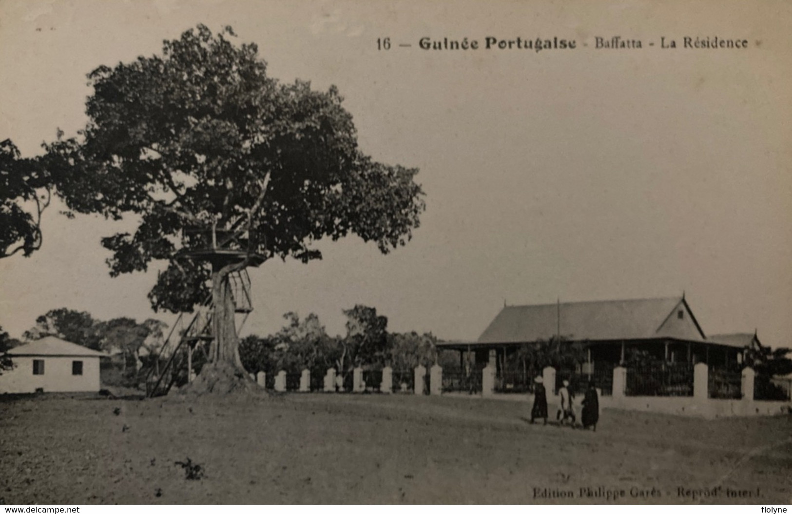 guinée portugaise - baffatta - la résidence - guinéa bissau