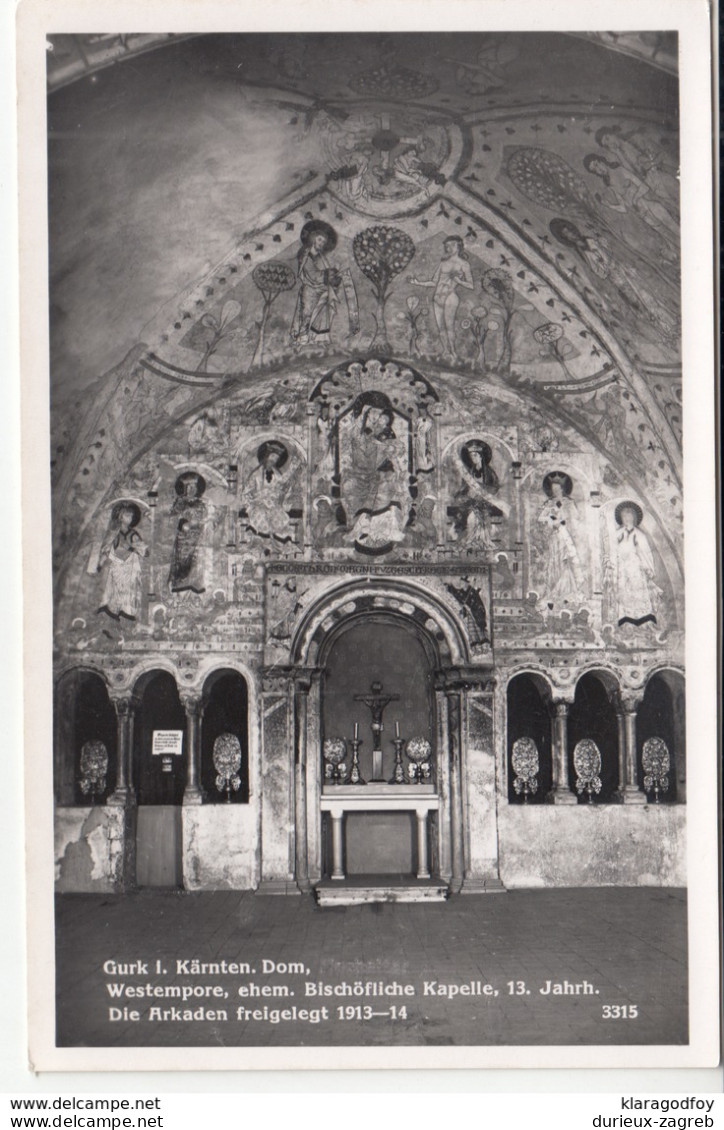 Gurk Cathedral old postcard unused b181015