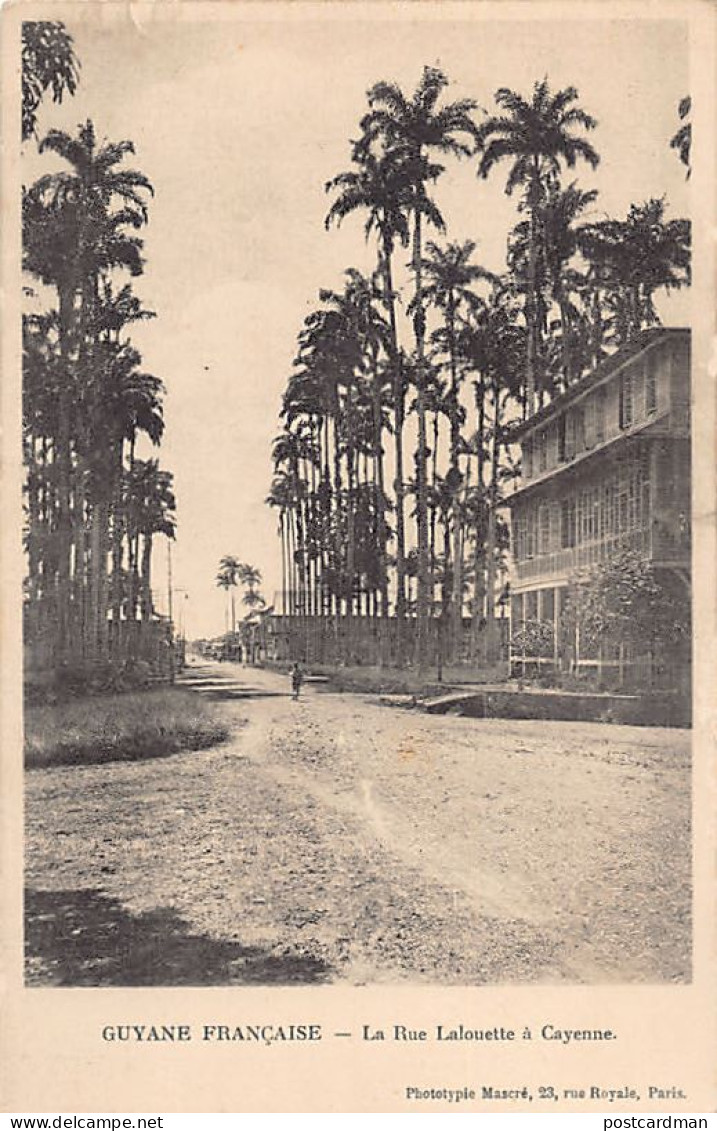 Guyane - CAYENNE - La rue Lallouette - Ed. Mascré