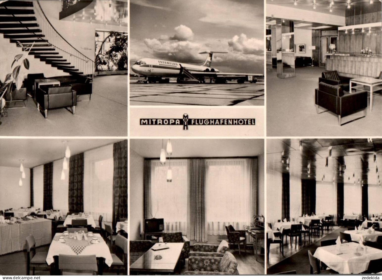 H2897 - Berlin Schönefeld Flughafen Airport - Mitropa Hotel Innenansicht - Bild und Heimat Reichenbach